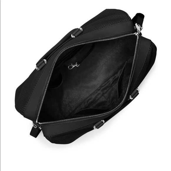 Michael Kors Libby Perforated Leather Gym Bag - Picture 3 of 10